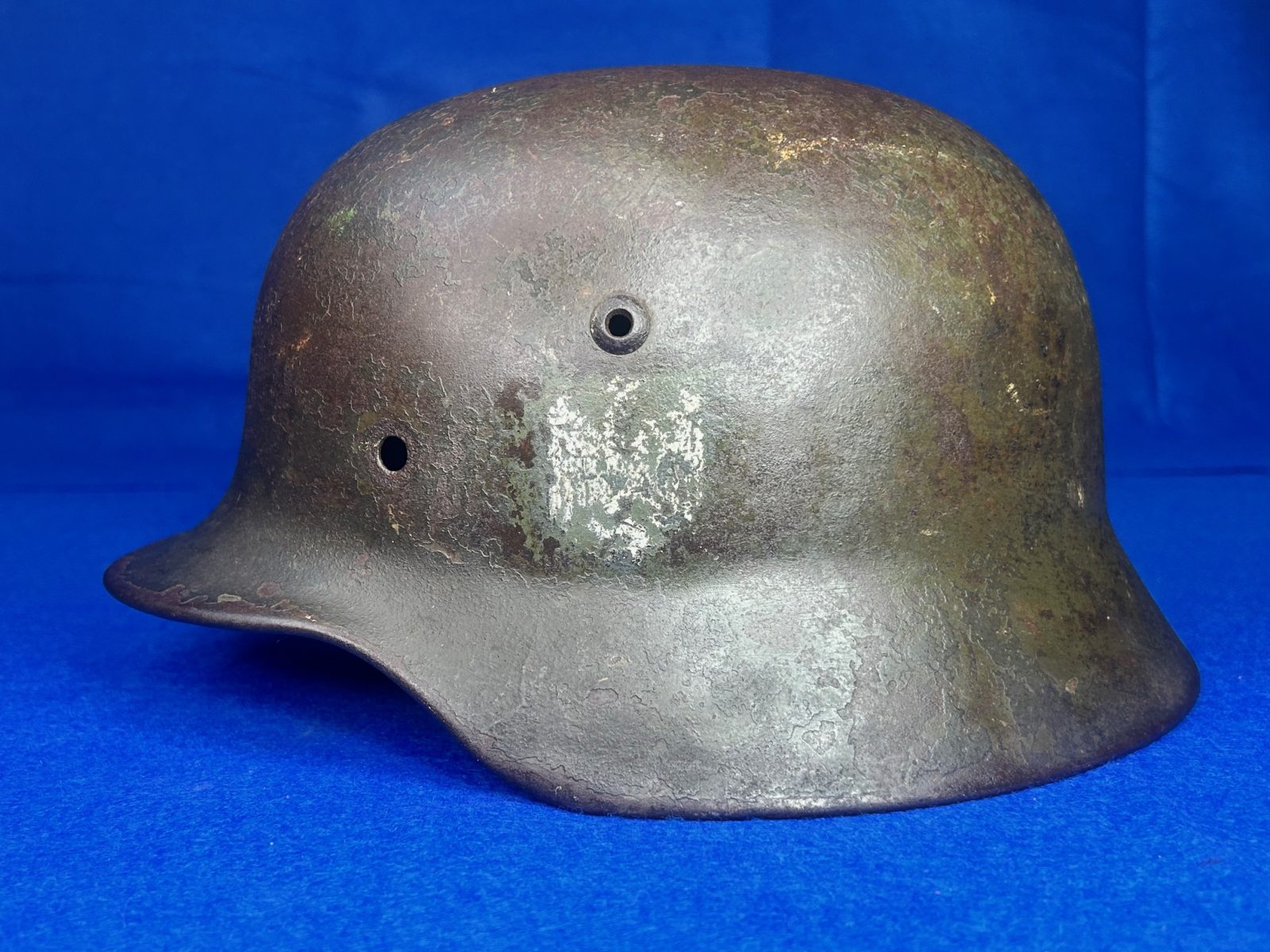 WWII German M35 Double Decal Army Helmet Shell