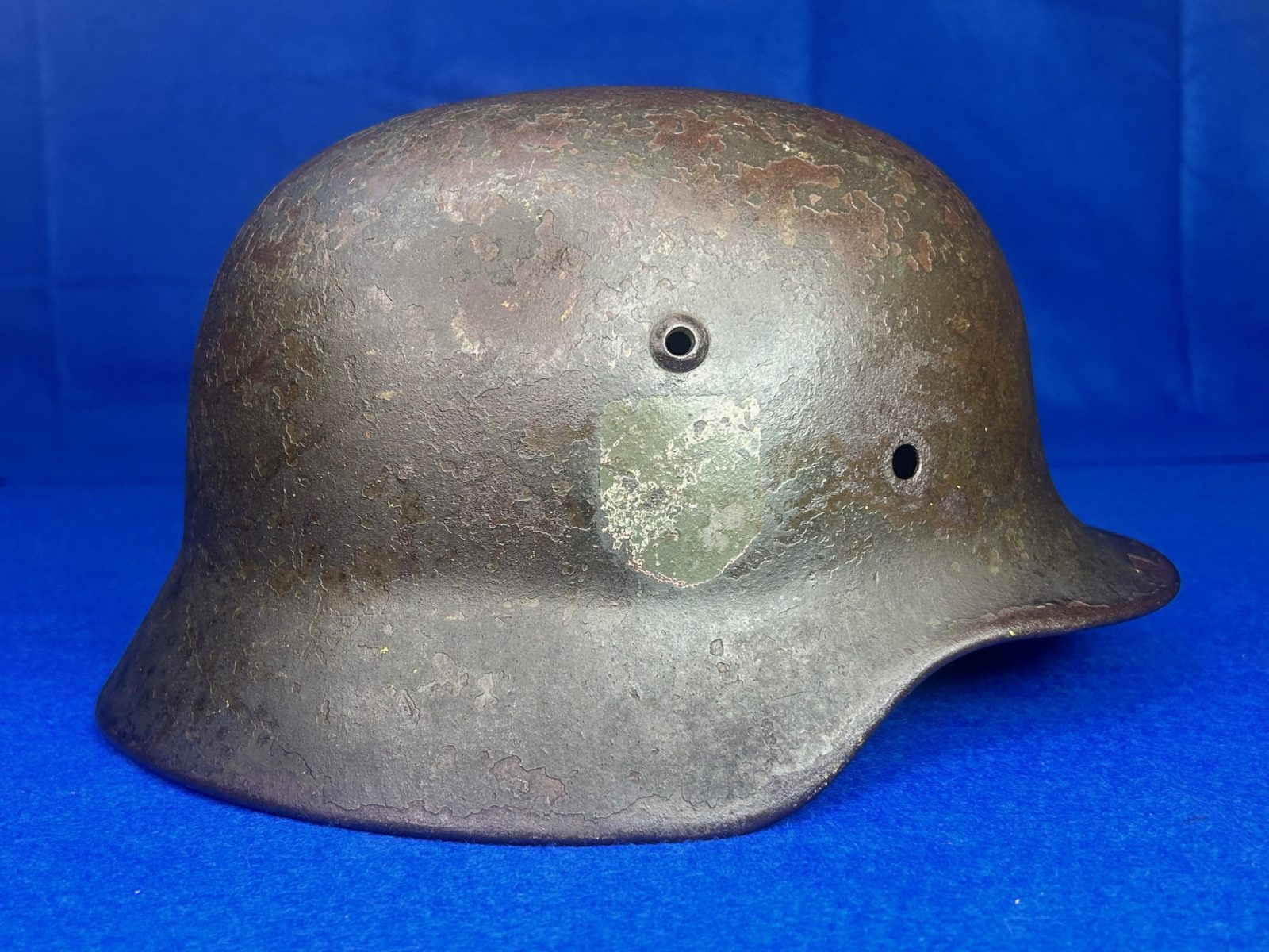 WWII German M35 Double Decal Army Helmet Shell