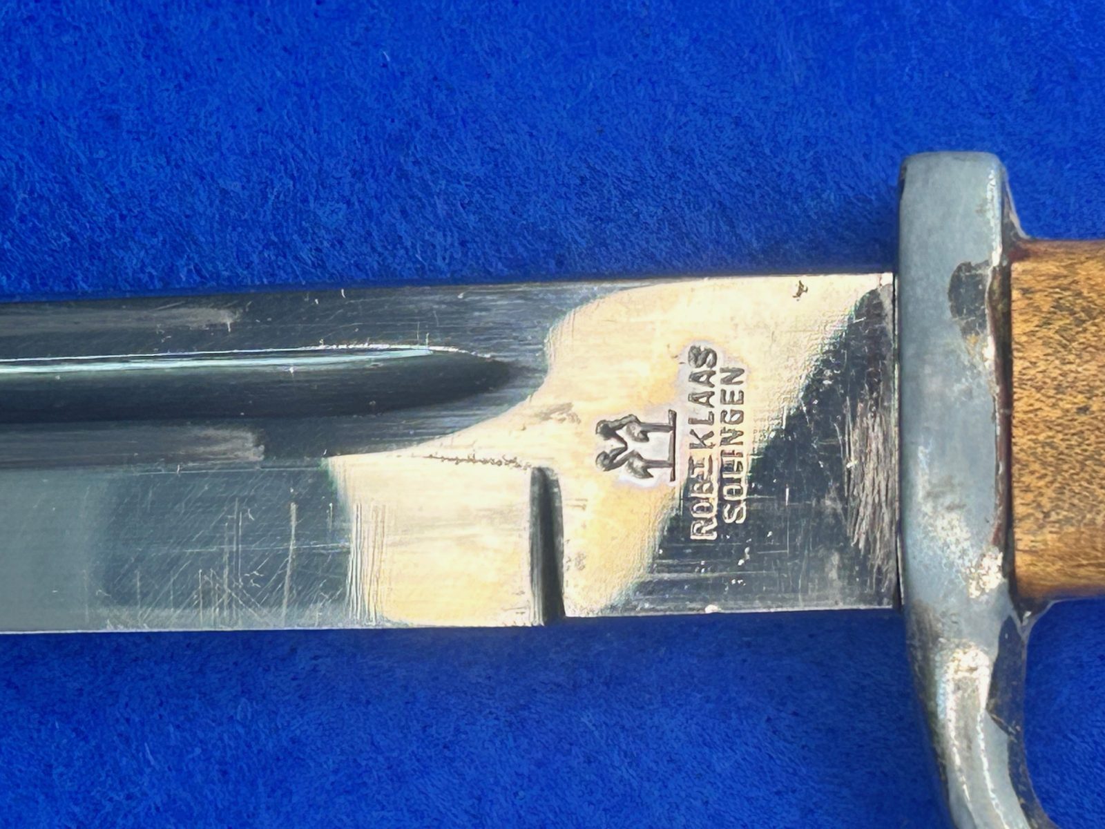 WWII German Dress Bayonet With Scabbard Frog !