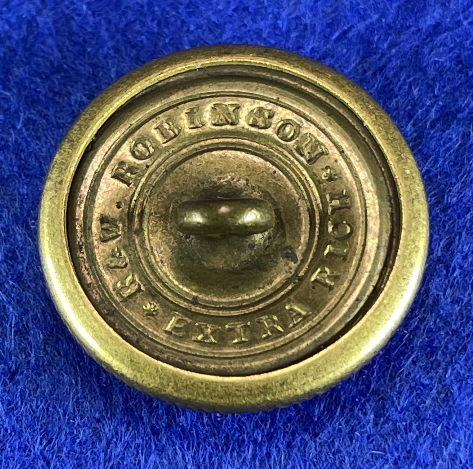 Non Excavated US Marshal Coat Button by Robinson
