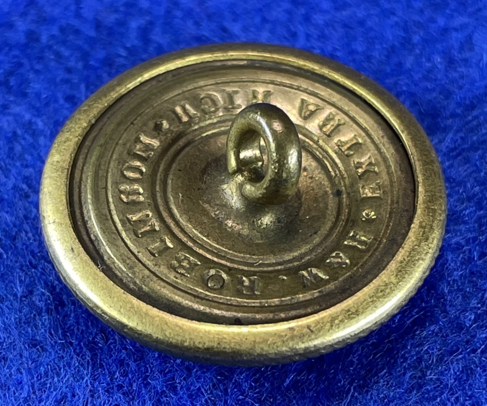 Non Excavated US Marshal Coat Button by Robinson