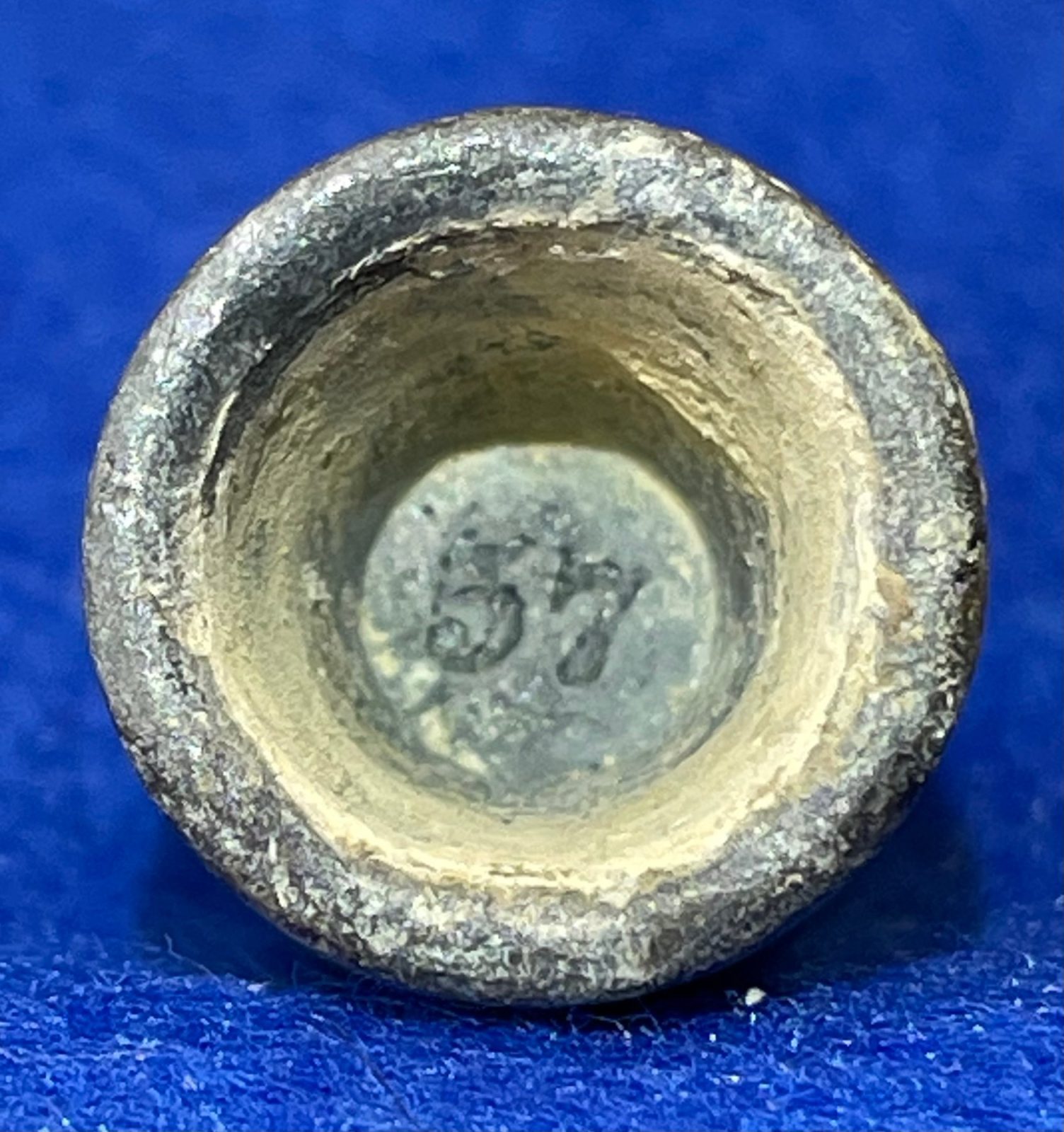 Excavated Civil War .577 caliber "57" Base Enfield Bullet from New Hope Church Battlefield