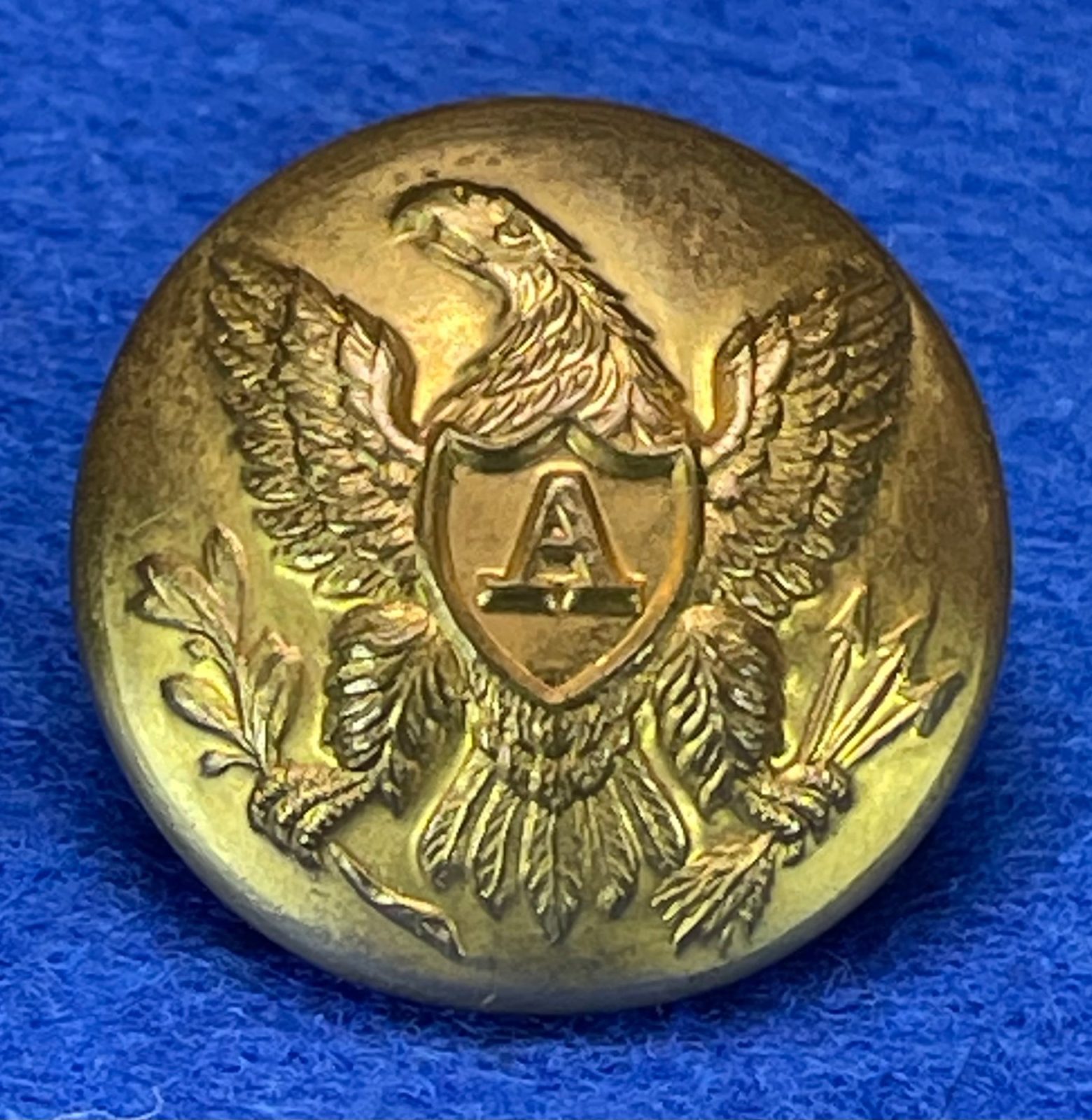 Non Excavated Union Civil War Artillery Great Coat Button