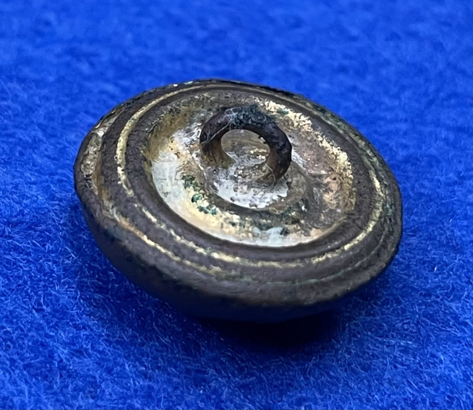 Nice Excavated Civil War Local Mississippi Infantry Cuff Button