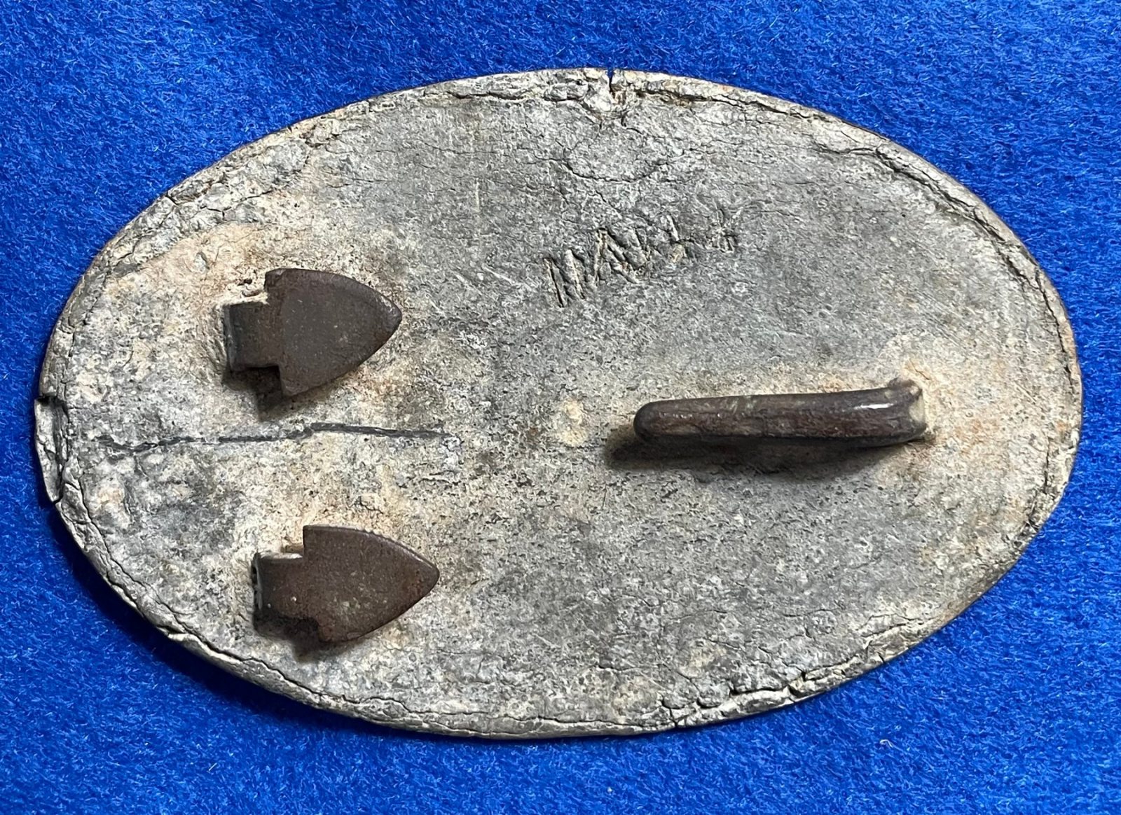 Excavated Civil War US Belt Buckle with Arrow Hooks