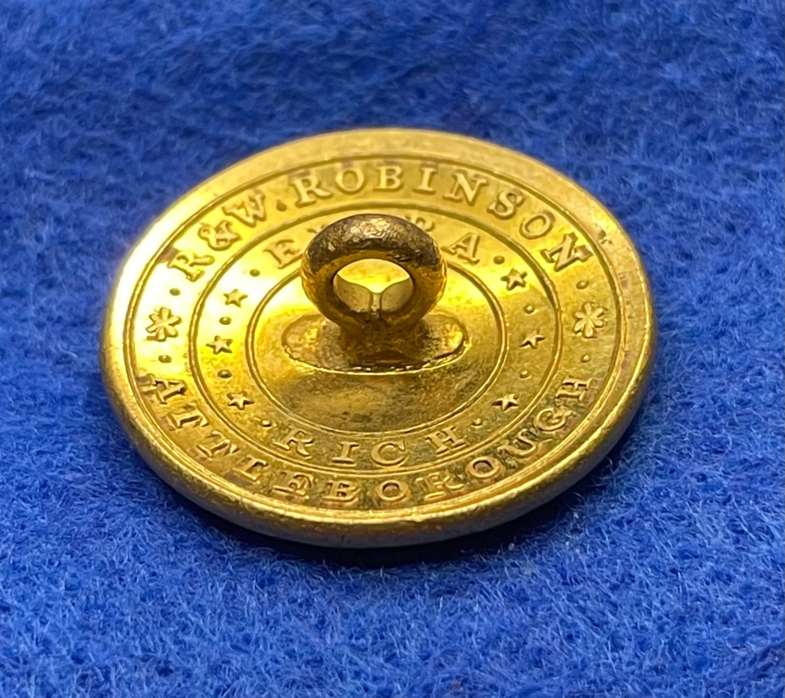 Beautiful Non Excavated 1840's Providence Horse Guards Coat Button by Robinson