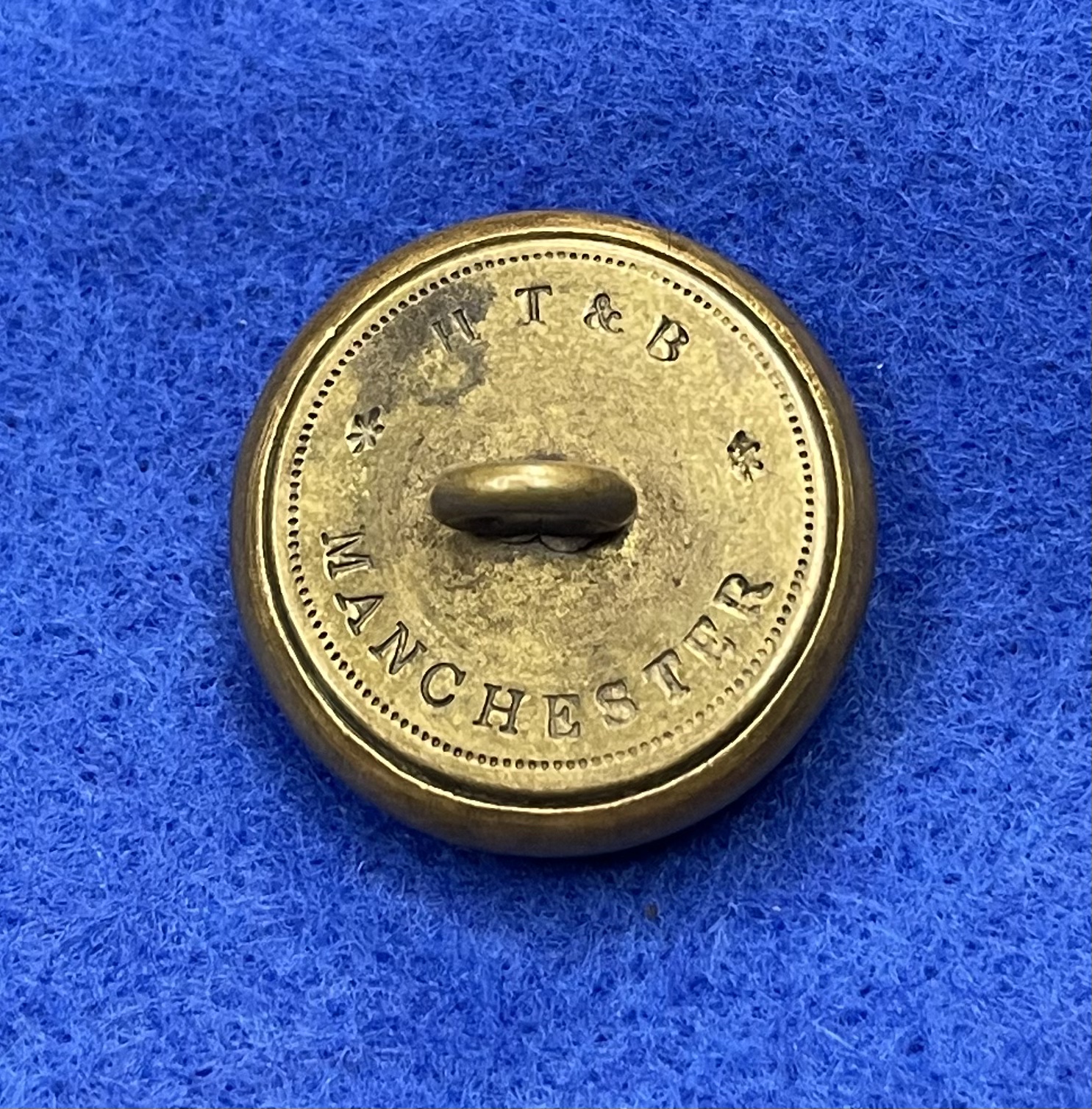 Non Excavated South Carolina Coat Button by H.T. & B.
