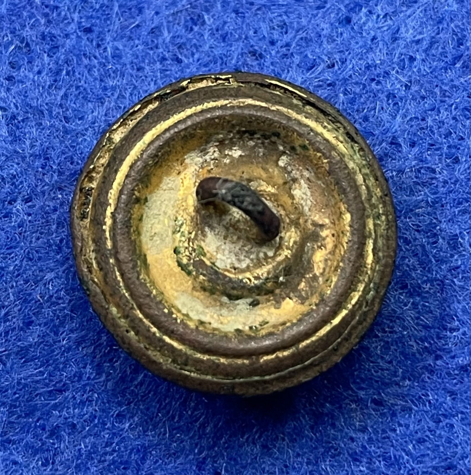 Nice Excavated Civil War Local Mississippi Infantry Cuff Button