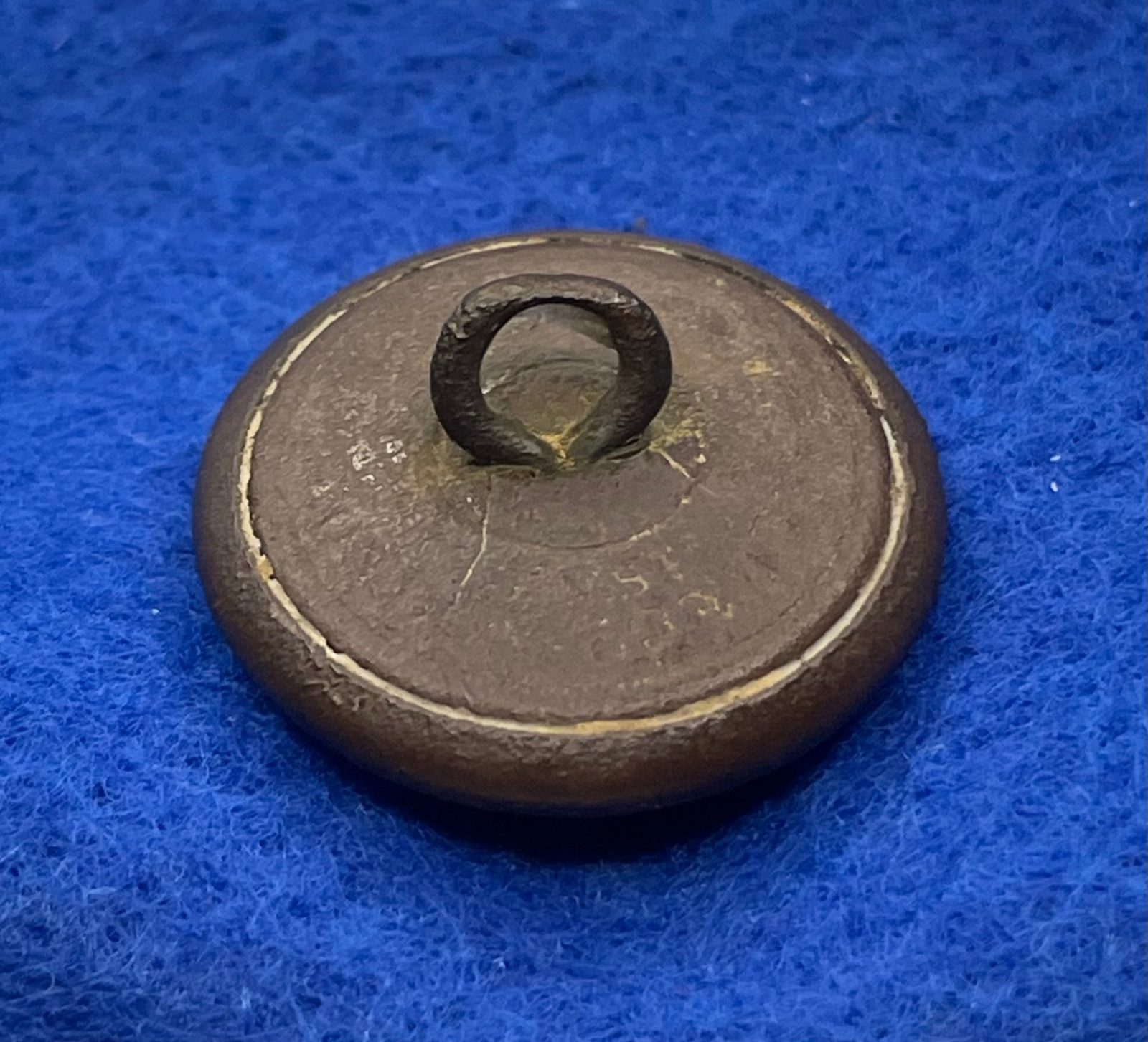Excavated Civil War Confederate Cavalry Script "C" Coat Button from Vicksburg