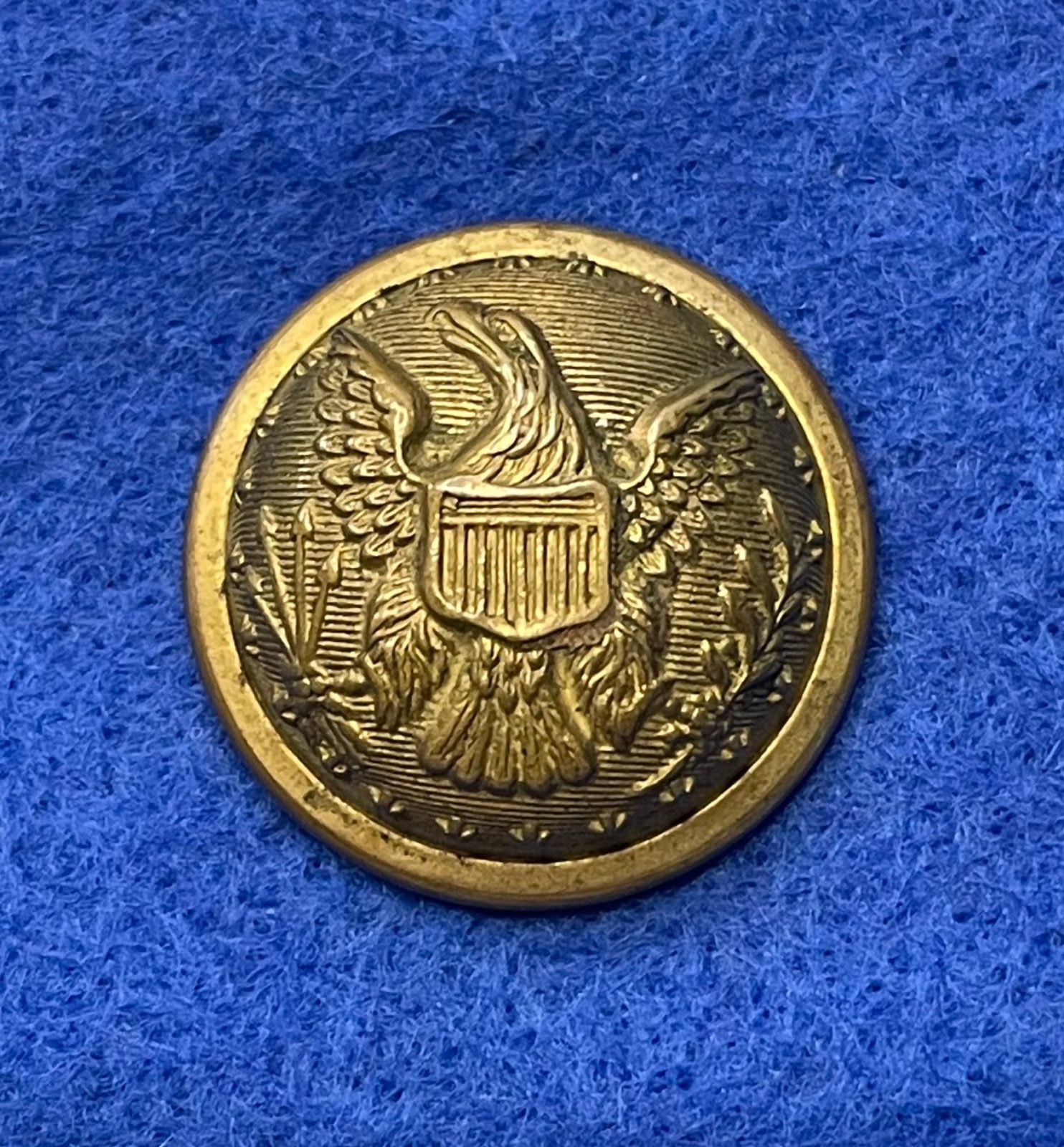 Non Excavated Civil War Union Staff Officers Coat Button