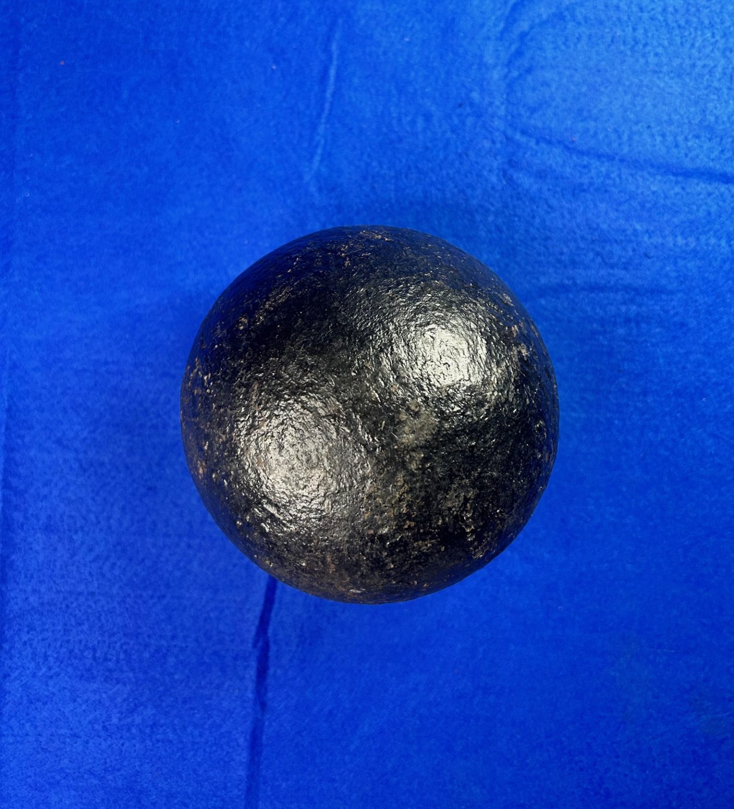 US / CS 24-pounder solid shot cannonball from Port Hudson