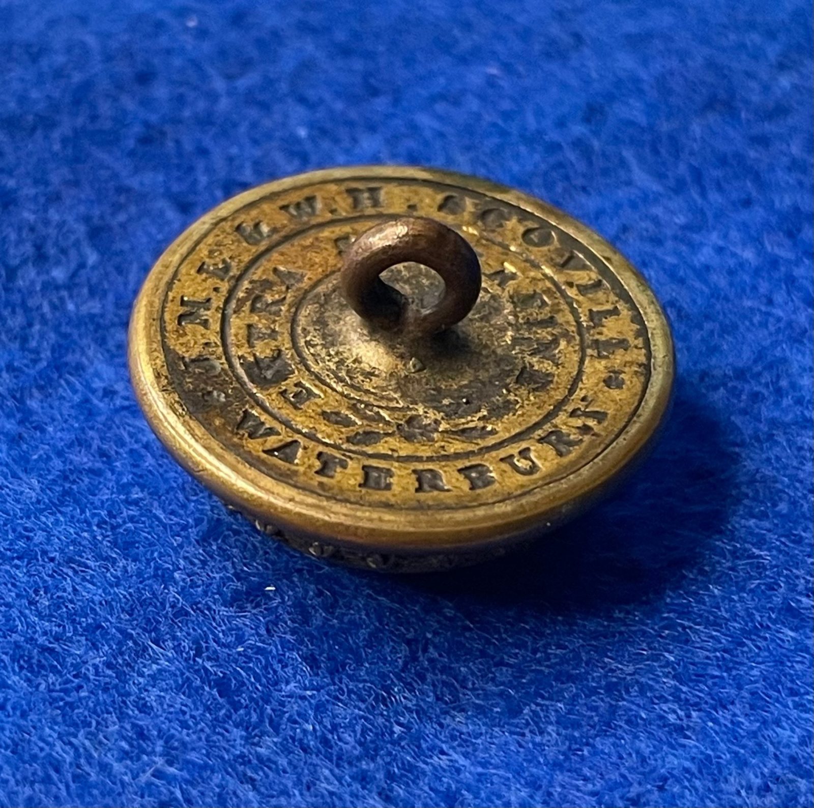 Non Excavated Civil War Union Staff Officers Coat Button