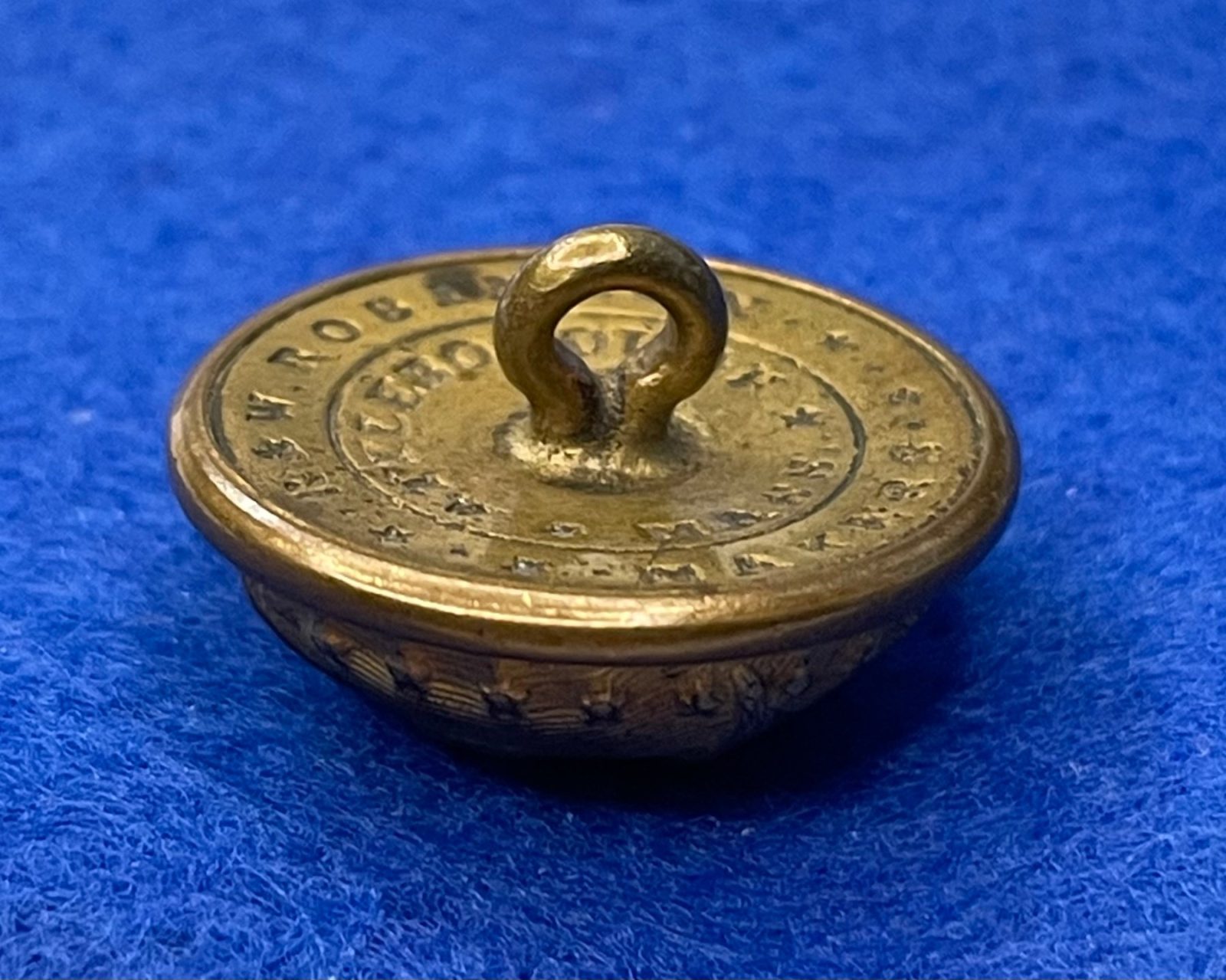 Non Excavated Civil War Union Staff Officers Coat Button