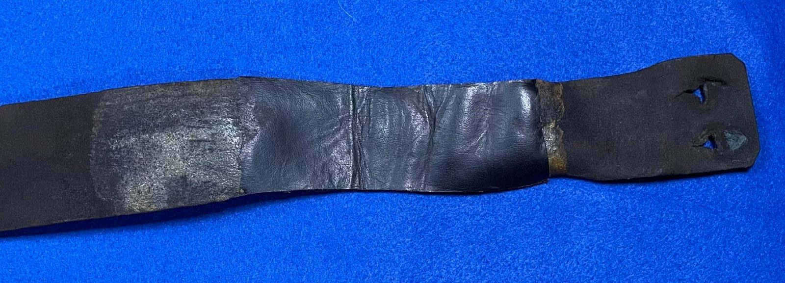Non Excavated Civil War US Infantry Belt with Repair