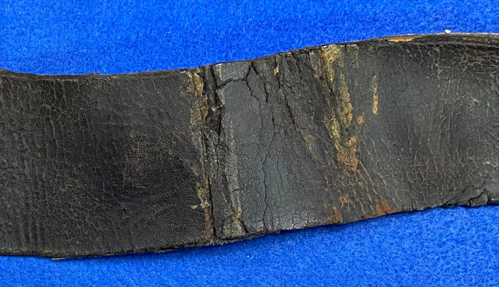 Non Excavated Civil War US Infantry Belt with Repair