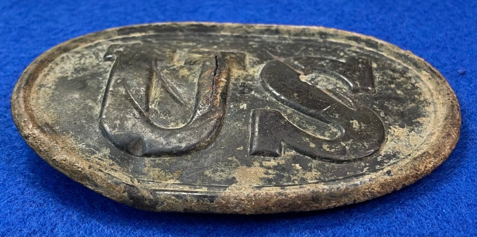 Excavated Civil War US Cartridge Box Plate