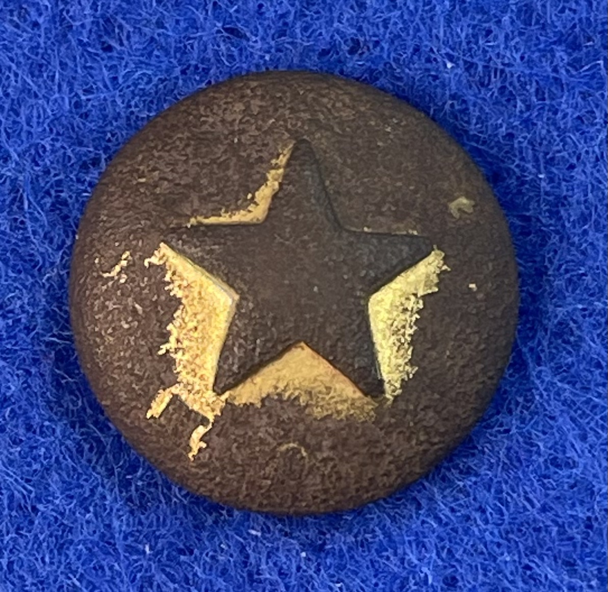 Excavated Civil War Confederate Mississippi Militia Cuff Button