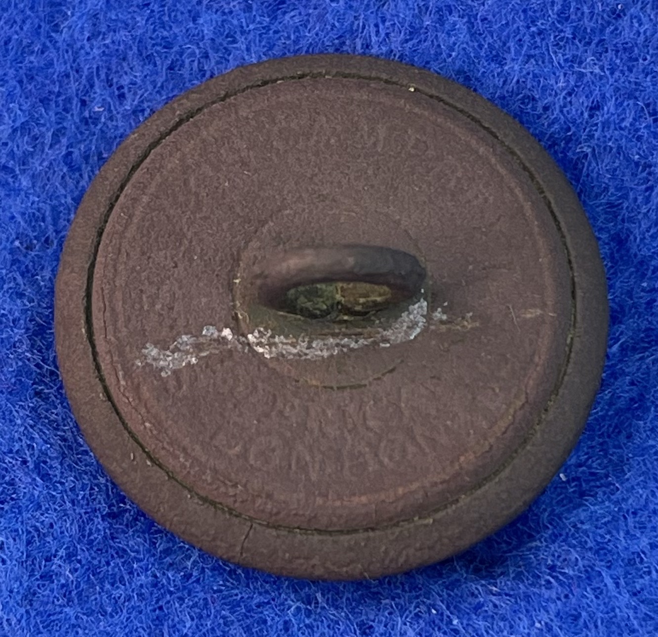Excavated Civil War Confederate Script "I" Coat Button