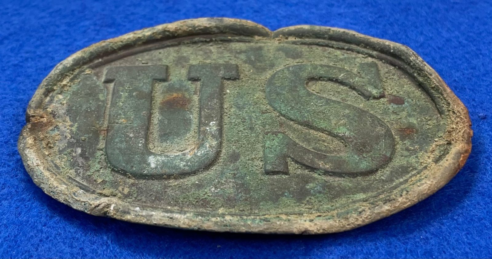 Excavated Civil War US Cartridge Box Plate