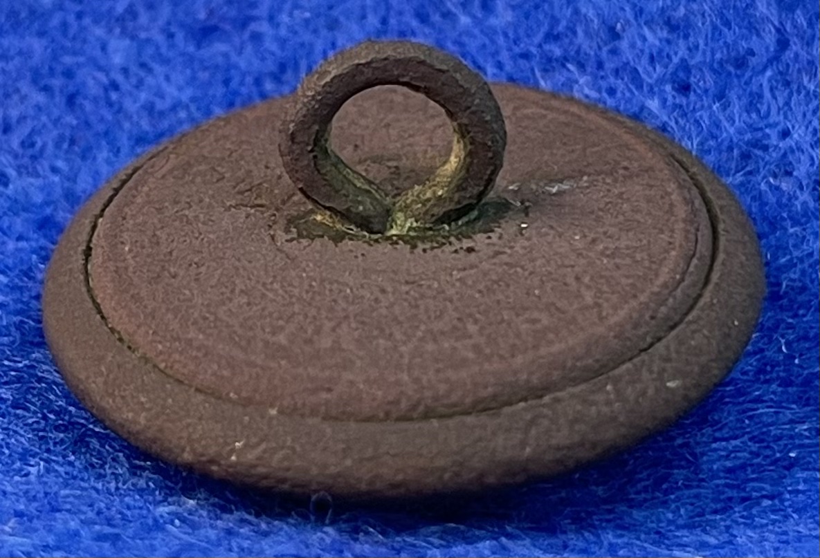 Excavated Civil War Confederate Script "I" Coat Button