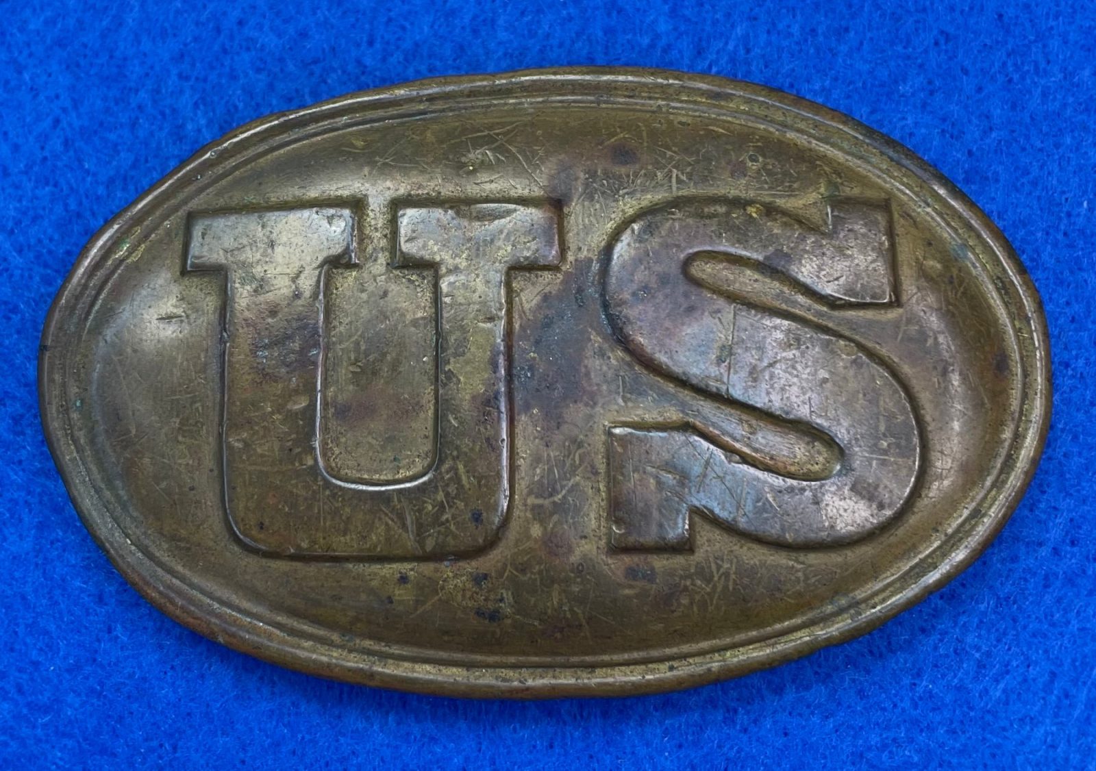 Battlefield Pickup Civil War US Belt Buckle with Puppy Paw Hooks