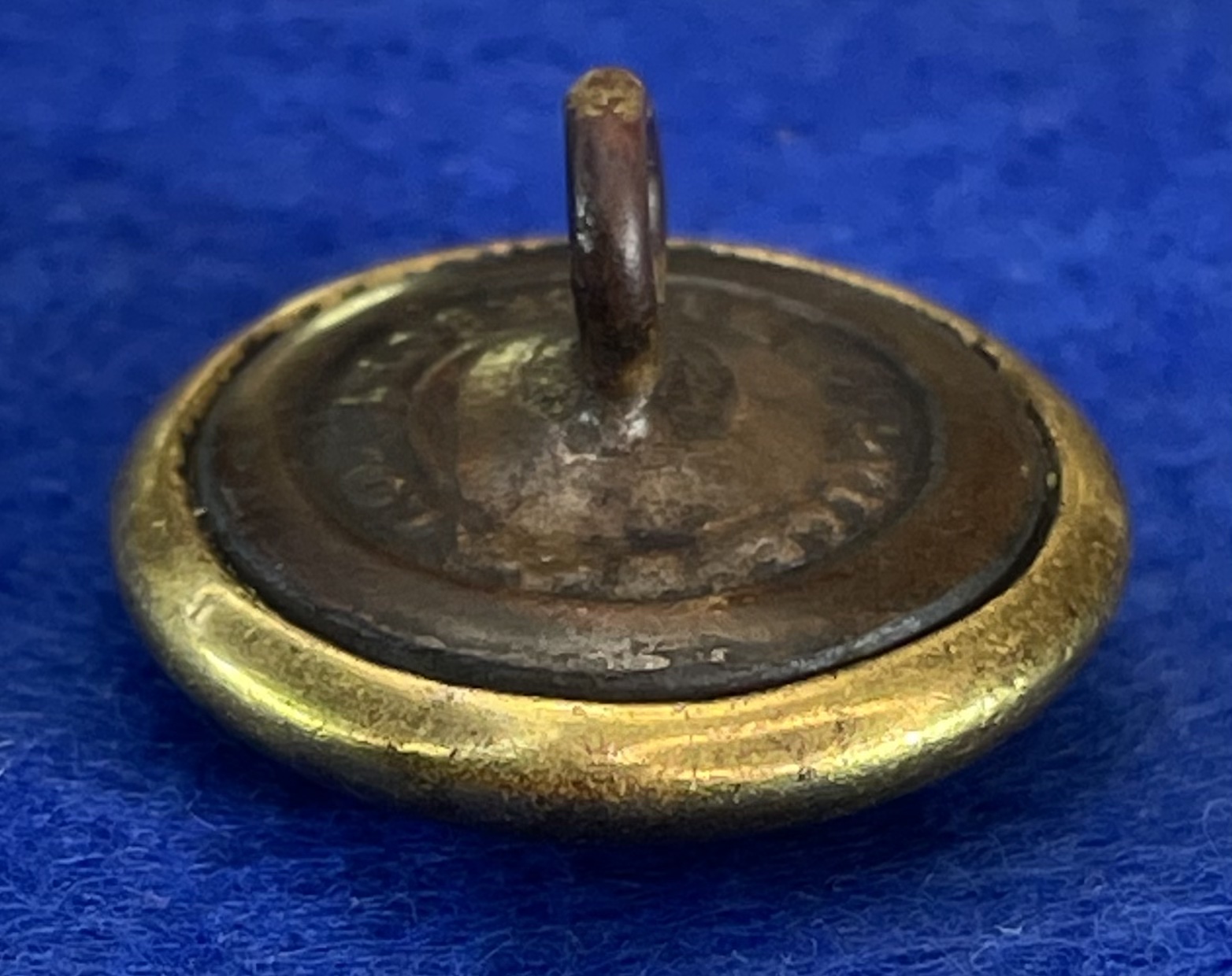 Non Excavated South Carolina Kings Mountain Military School Coat Button