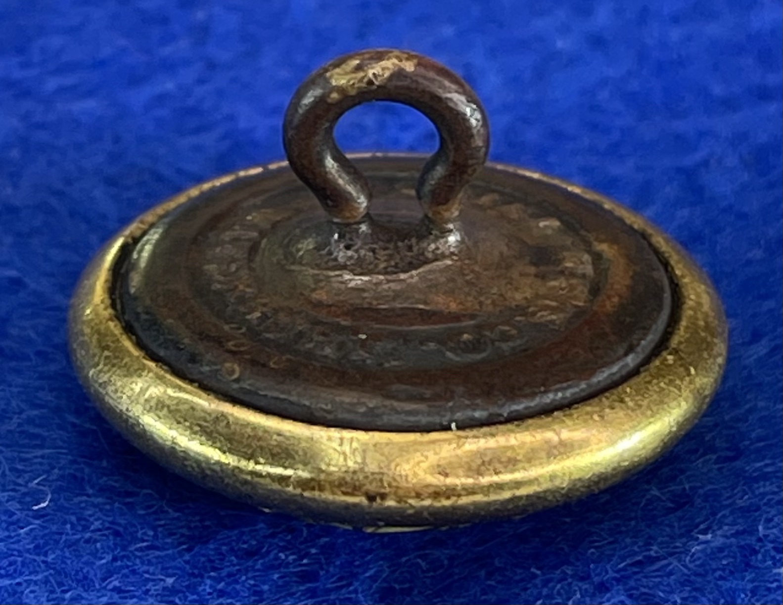 Non Excavated South Carolina Kings Mountain Military School Coat Button