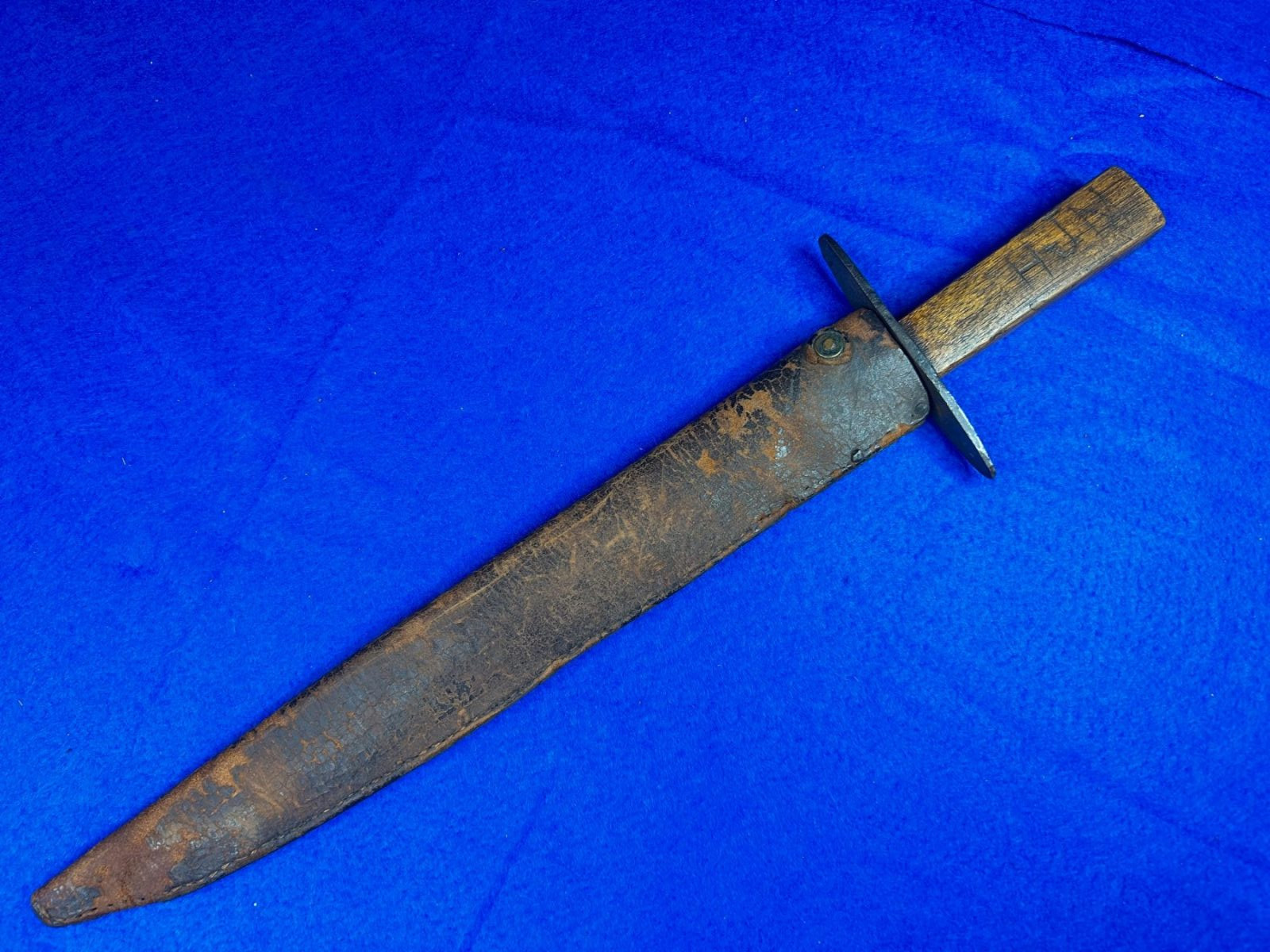 Exceptional Large Confederate Bowie Knife