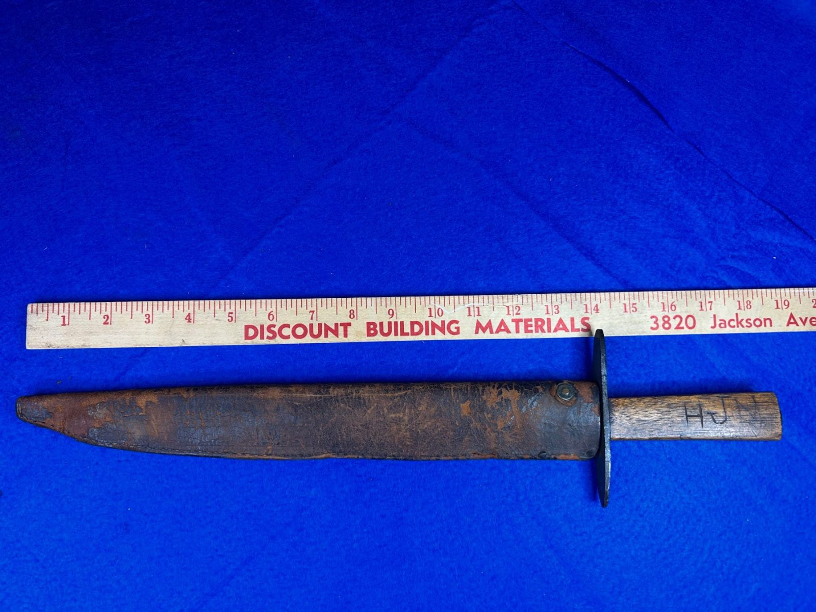 Exceptional Large Confederate Bowie Knife