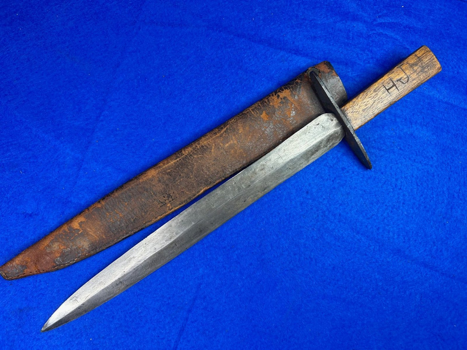 Exceptional Large Confederate Bowie Knife