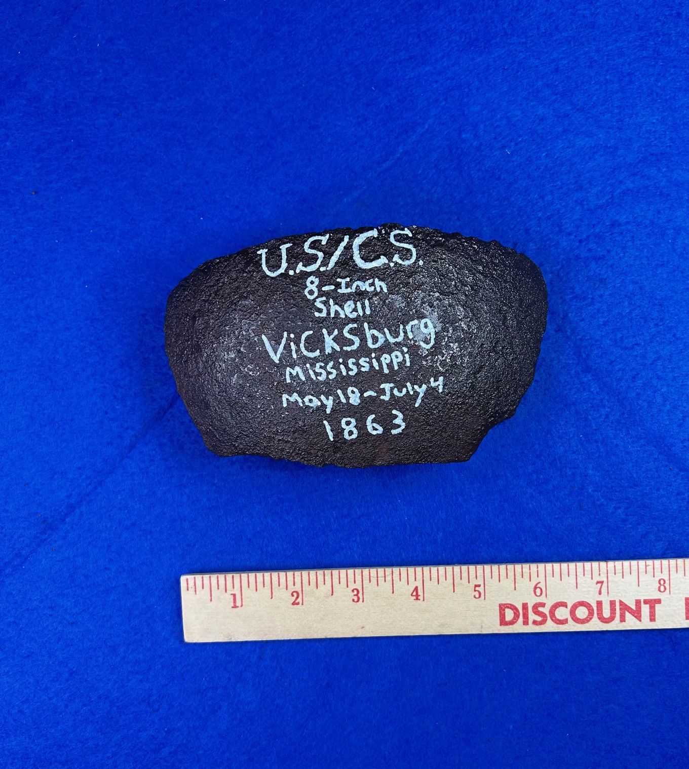8-inch Cannonball Fragment from Vicksburg