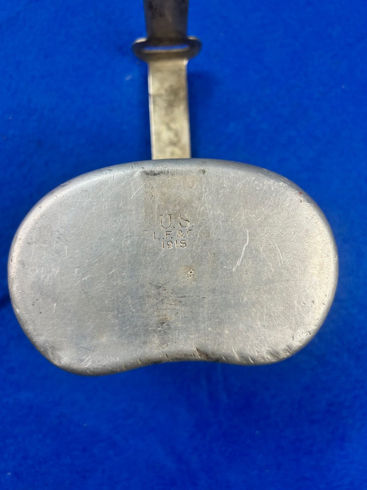 WWI US Canteen with Trench Art