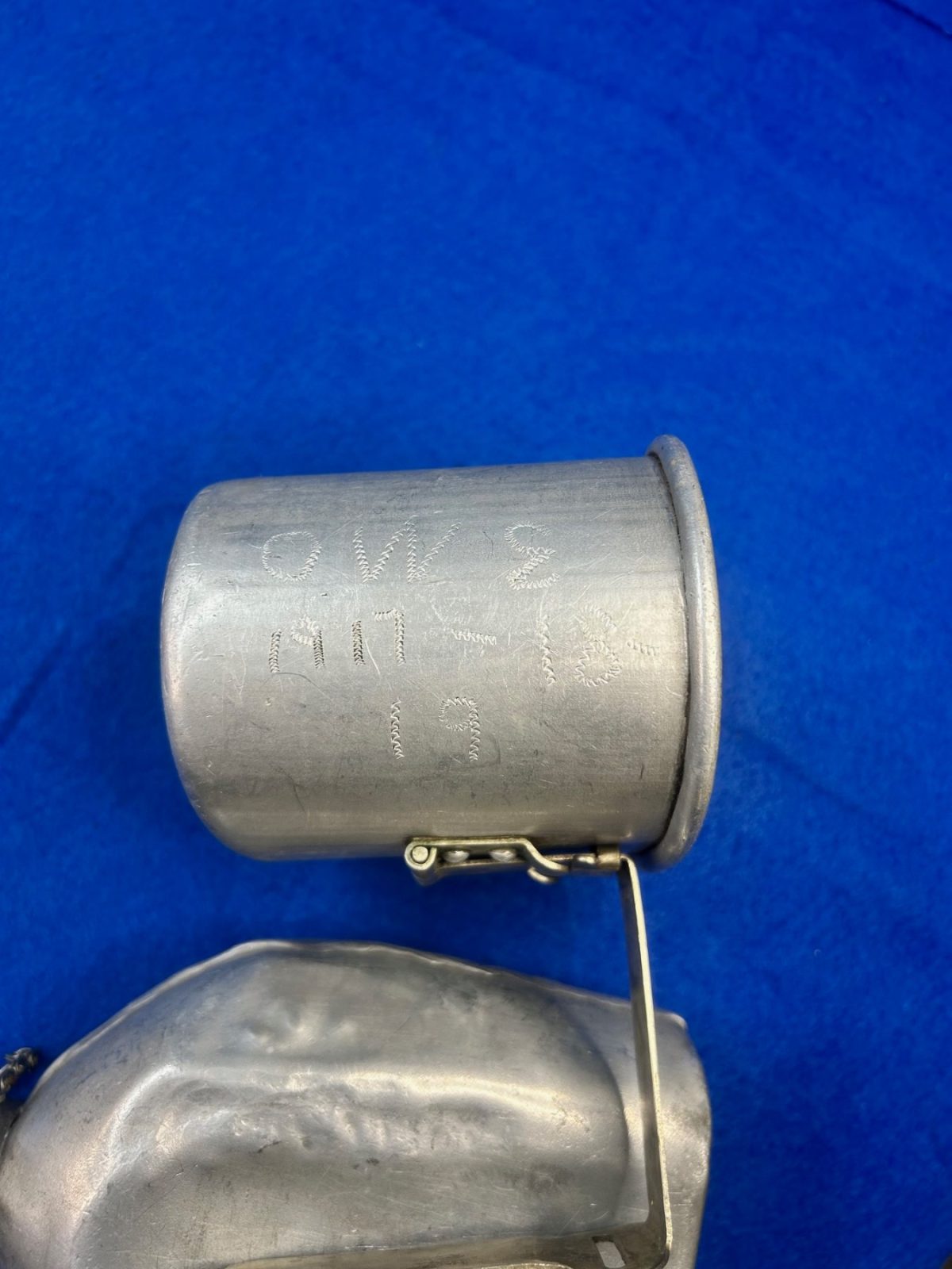 WWI US Canteen with Trench Art