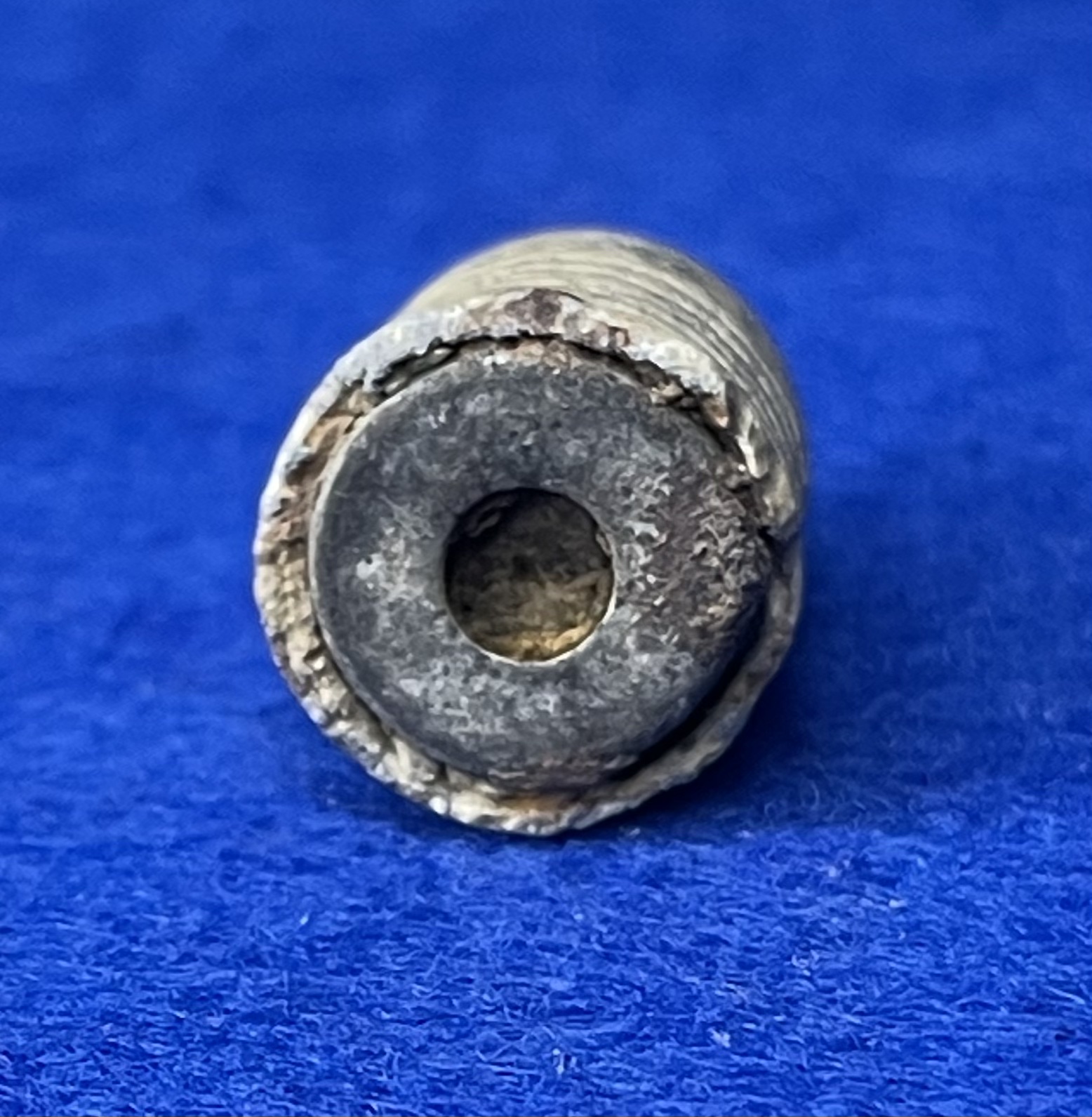Excavated Civil War .41 caliber Volcanic Bullet from Shiloh