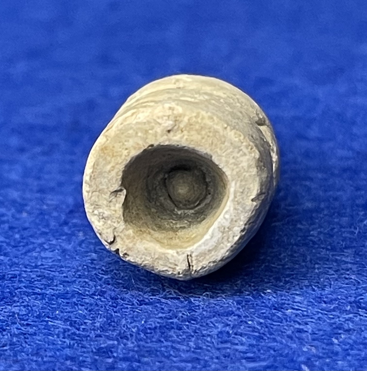 Excavated Civil War .41 caliber Dimick Rifle Bullet from Shiloh