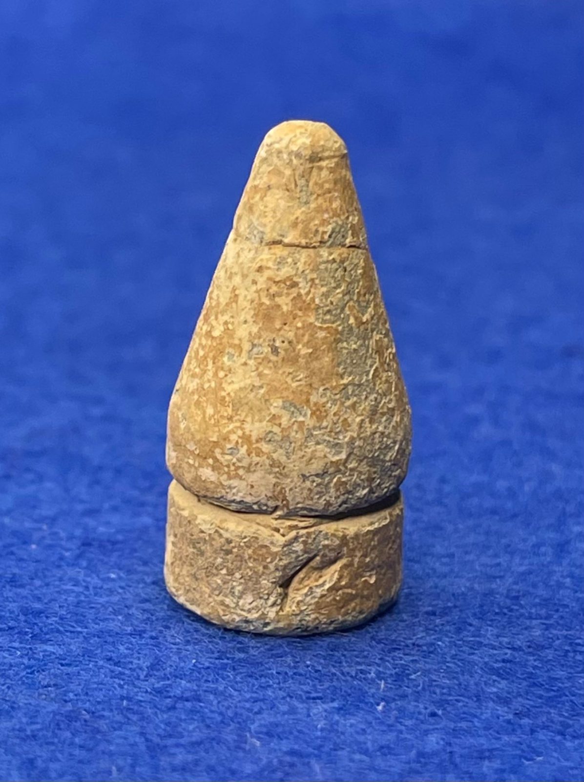 Excavated Civil War .50 caliber Dimick Rifle Bullet from Shiloh