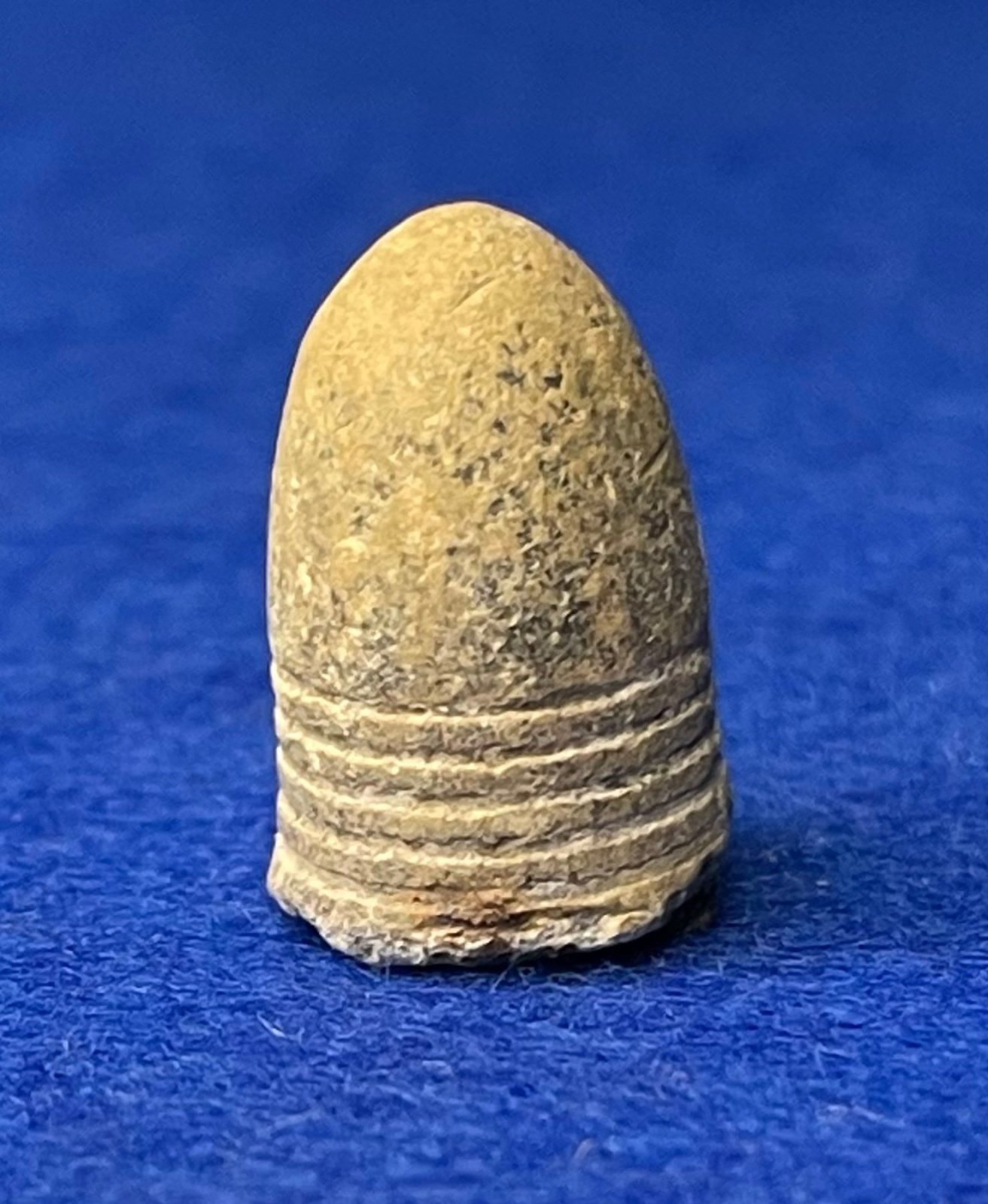 Excavated Civil War .41 caliber Volcanic Bullet from Shiloh