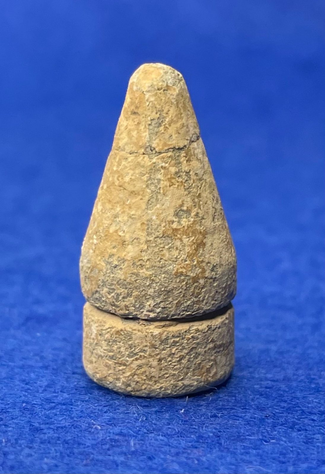 Excavated Civil War .50 caliber Dimick Rifle Bullet from Shiloh
