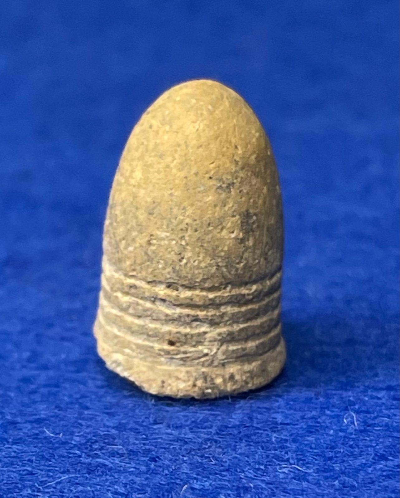 Excavated Civil War .41 caliber Volcanic Bullet from Shiloh