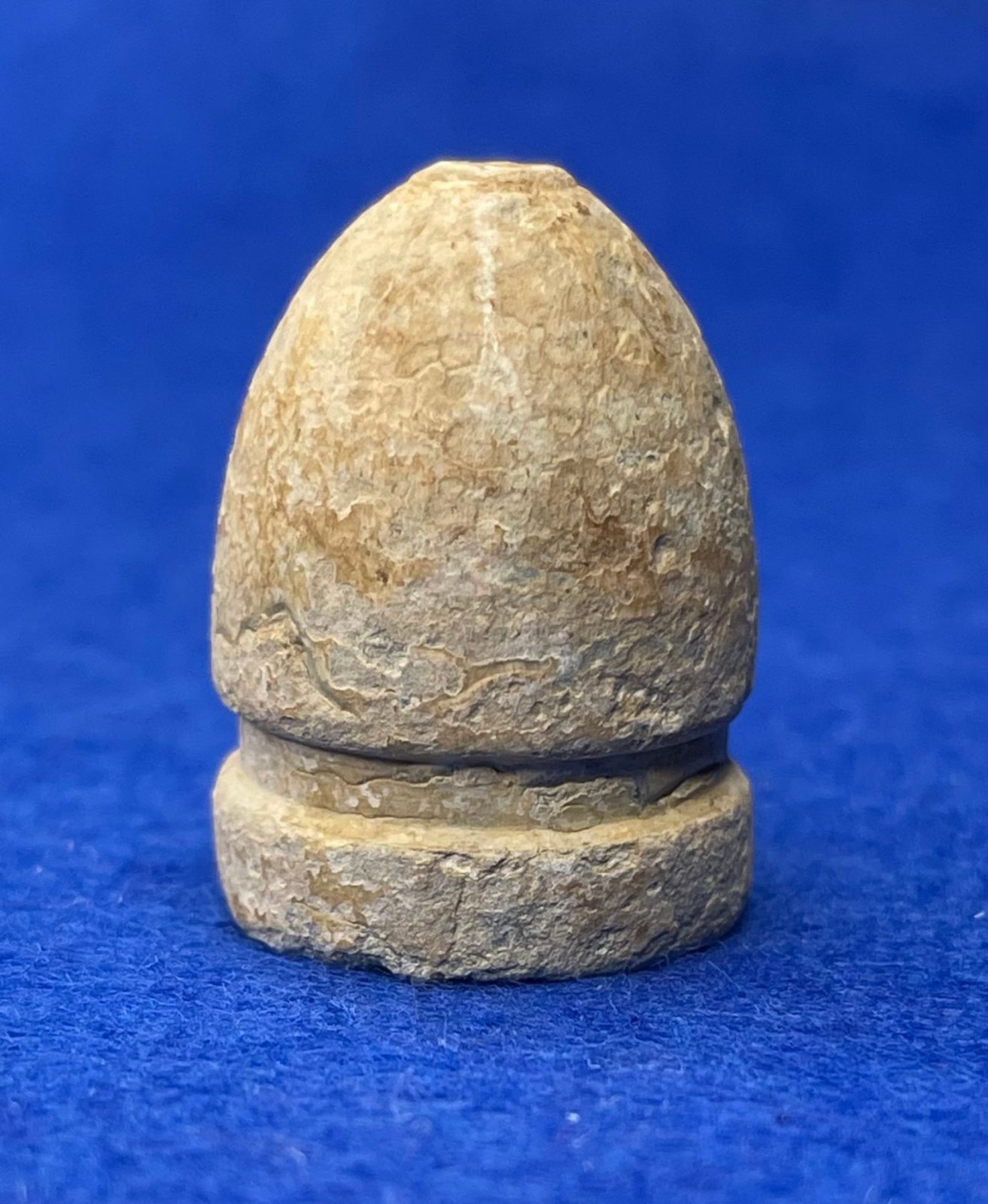 Excavated Civil War .69 caliber Low Base French Triangle Base Bullet from Lumpkins Mill, MS