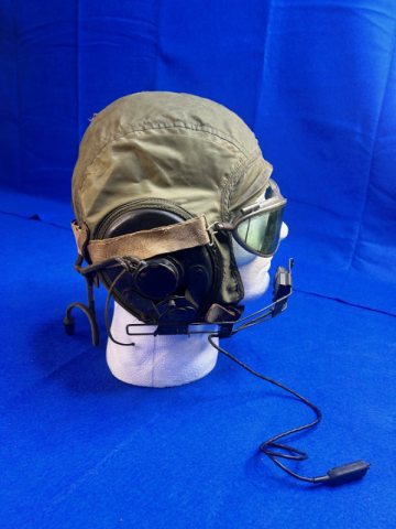 WW2 US Military Summer Flight Helmet