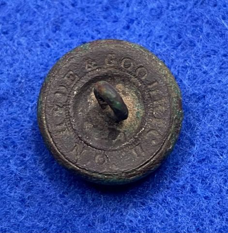 Excavated Civil War Confederate Mississippi Infantry Cuff Button from Vicksburg