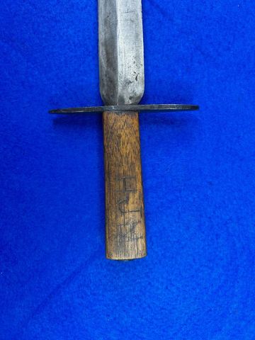 Exceptional Large Confederate Bowie Knife