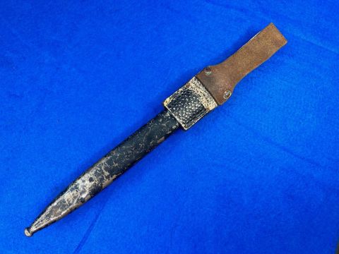 WWII German K98 Bayonet with frog