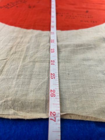 WWII Japanese flag G.I. Signed With Paperwork!