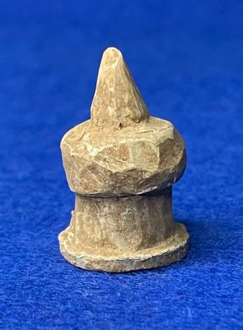 Excavated Civil War Carved Chess Piece Bullet from Shiloh
