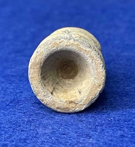Excavated Civil War Carved Chess Piece Bullet from Shiloh