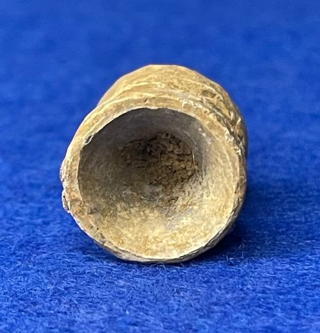 Excavated Civil War Carved Chess Piece Bullet from Shiloh