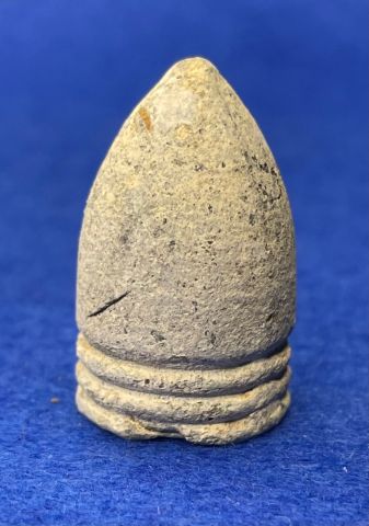 Excavated Civil War .69 caliber Confederate Belgian Rifle Bullet from Corinth