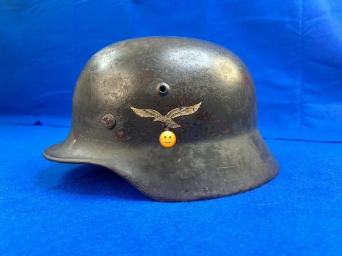 WWII German M35 Luftwaffe DD Helmet no liner